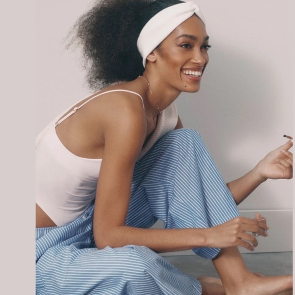 NWT Anthropologie The Renna Seamless Square-Neck Bodysuit L-Xl